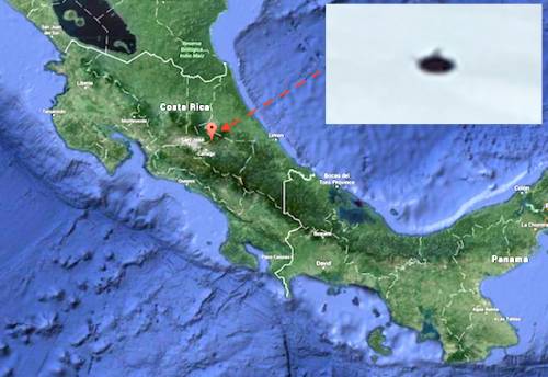 НЛО виходить з кратера вулкана в Коста-Ріці, лютий 2016