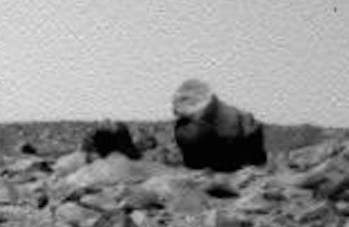 Таємнича істота на Марсі з дитиною