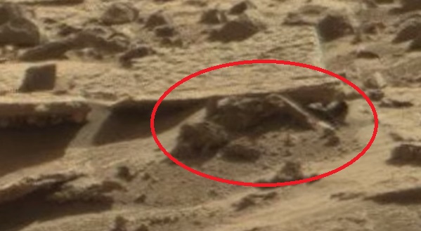 Останки человекоподобного существа на Марсе